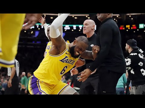 INSANE GAME &amp; CRAZY ENDING! Los Angeles Lakers vs Boston Celtics Final Minutes ! 2022 23 NBA Season