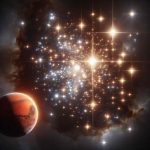 Zachyťte kozmický tanec: Mars sa ukazuje s lesklým Uľahčiacim otvorom